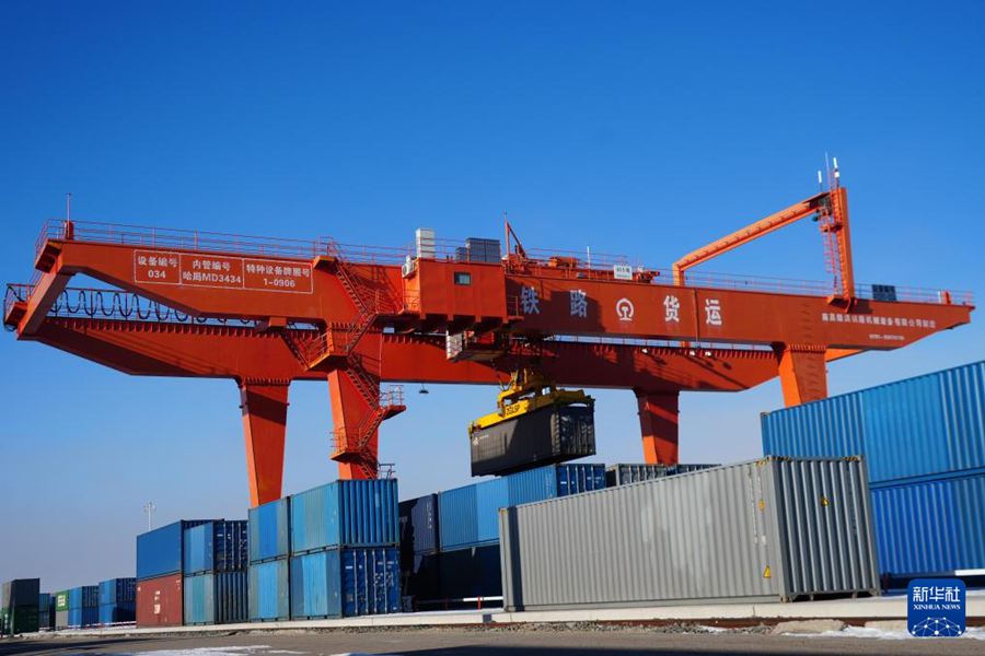 Volume delle merci del China-Europe Express attraverso il valico di Manzhouli supera i 20 milioni di tonnellate