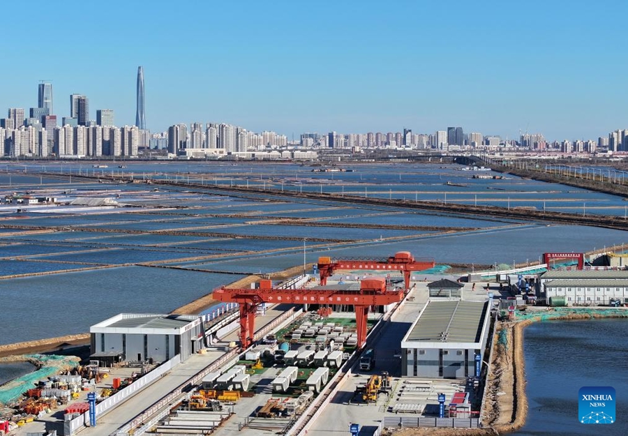 Tunnel Jingu Haihe della ferrovia ad alta velocità Tianjin-Weifang perforato con successo