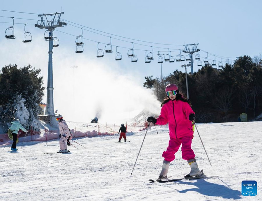 Tianjin, il distretto di Jizhou promuove il turismo del ghiaccio e della neve