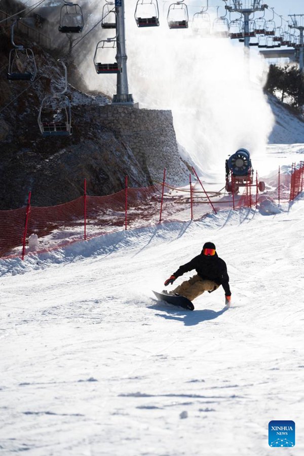 Tianjin, il distretto di Jizhou promuove il turismo del ghiaccio e della neve