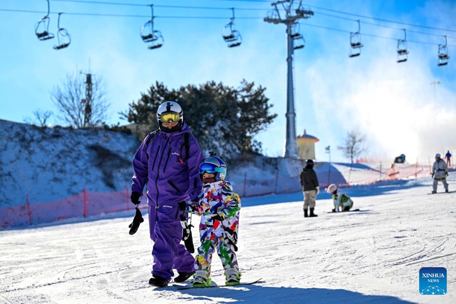 Tianjin, il distretto di Jizhou promuove il turismo del ghiaccio e della neve