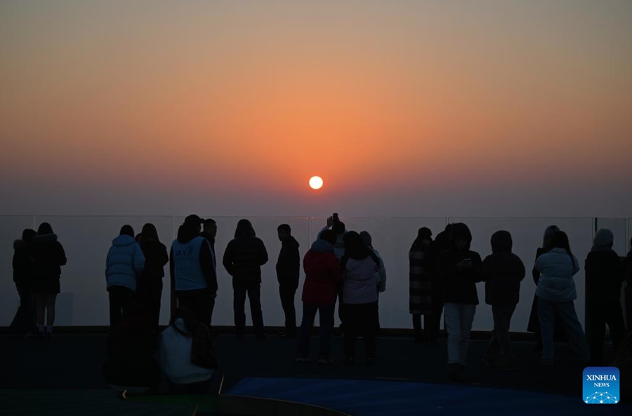 Tianjin, nuova piattaforma panoramica apre al pubblico