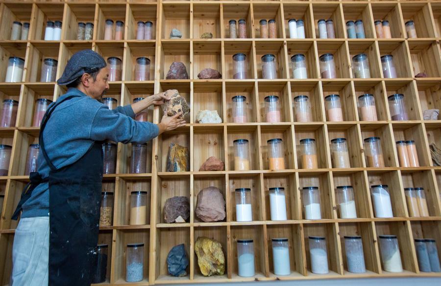 Elemento culturale unico di Wuyishan: l'arte dei pigmenti rocciosi di Wuyi