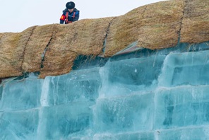 La costruzione del 27° Harbin Ice and Snow World sta per iniziare nella Cina nordorientale