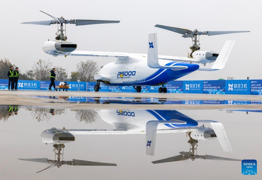 Lanying R6000, convertiplano UAV, completa il primo volo a Deyang, nella provincia del Sichuan