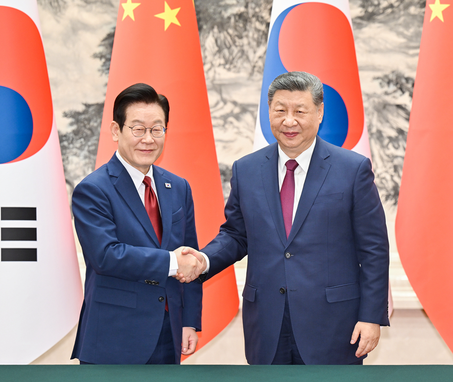 Colloquio tra Xi Jinping e Lee Jae-myung