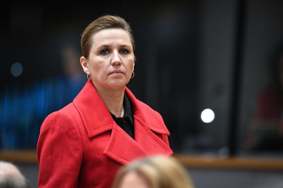 La Ministra di Stato danese Mette Frederiksen partecipa al vertice straordinario dell'Unione Europea (UE) a Bruxelles, in Belgio. (6 marzo 2025 - Xinhua/Peng Ziyang)