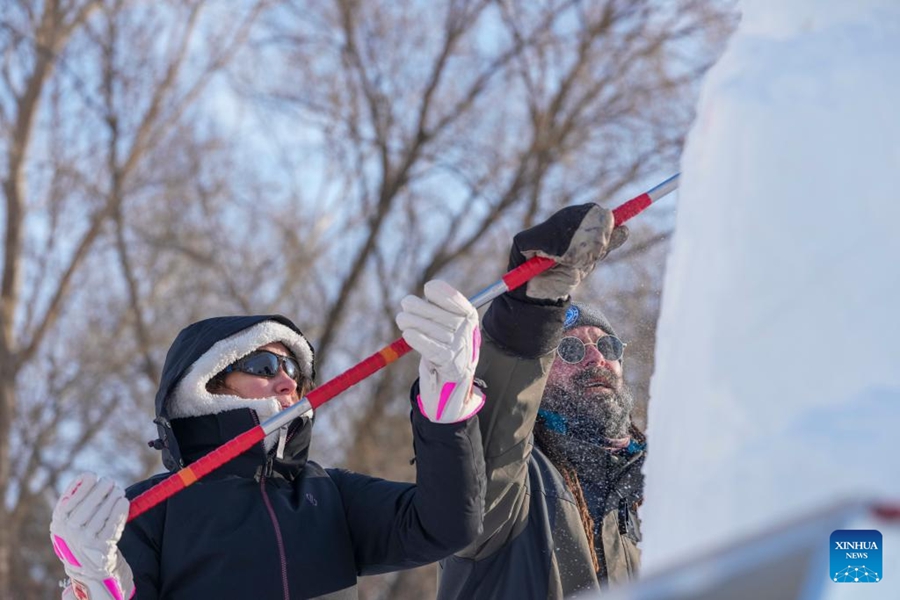Al via la 28ª edizione del concorso internazionale di sculture di neve di Harbin