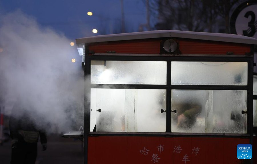 Mercati mattutini dello Heilongjiang animati nonostante le temperature sottozero