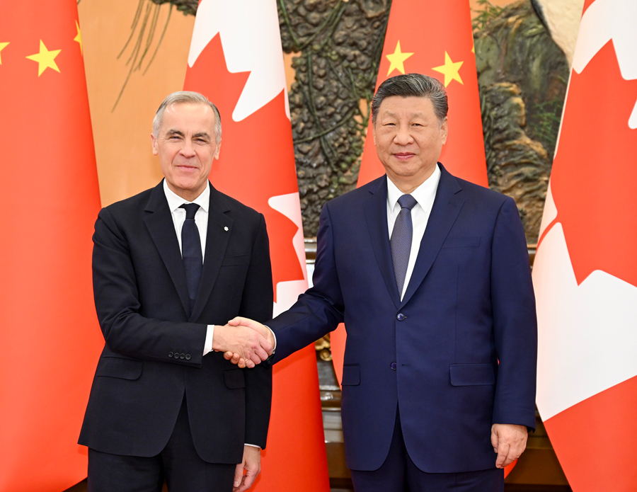 Incontro tra Xi Jinping e il Primo Ministro canadese Mark Carney