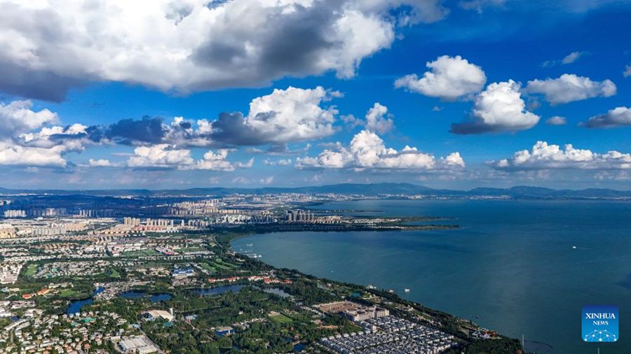 Yunnan, la qualità dell'acqua del Lago Dianchi mantiene un livello elevato