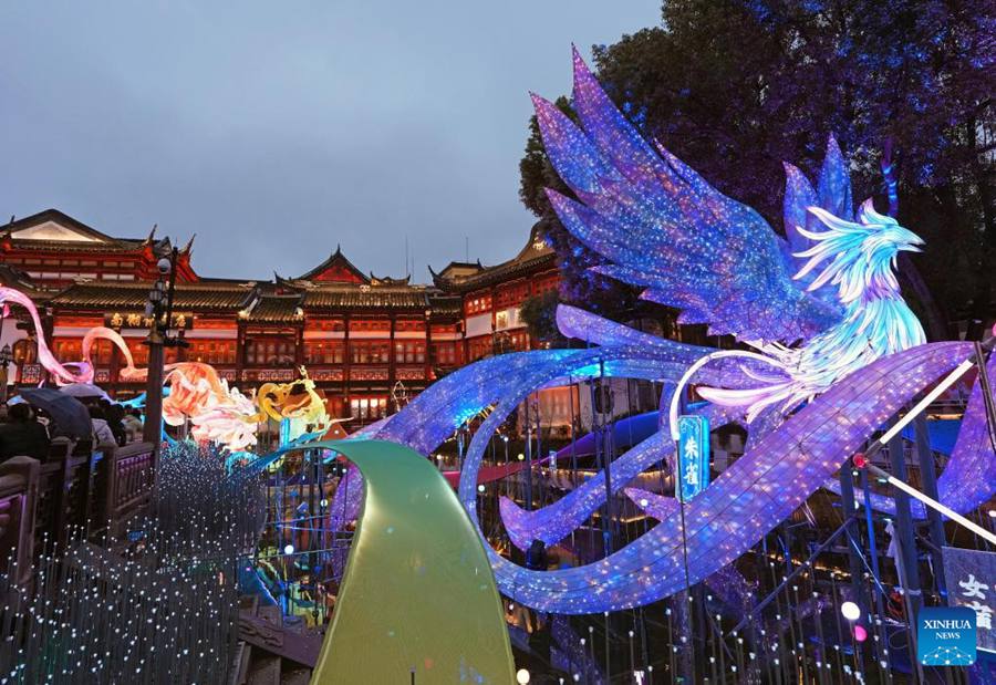 Inaugurato a Shanghai il Festival delle Lanterne del Giardino Yuyuan