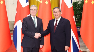 Incontro tra Li Qiang e Keir Starmer