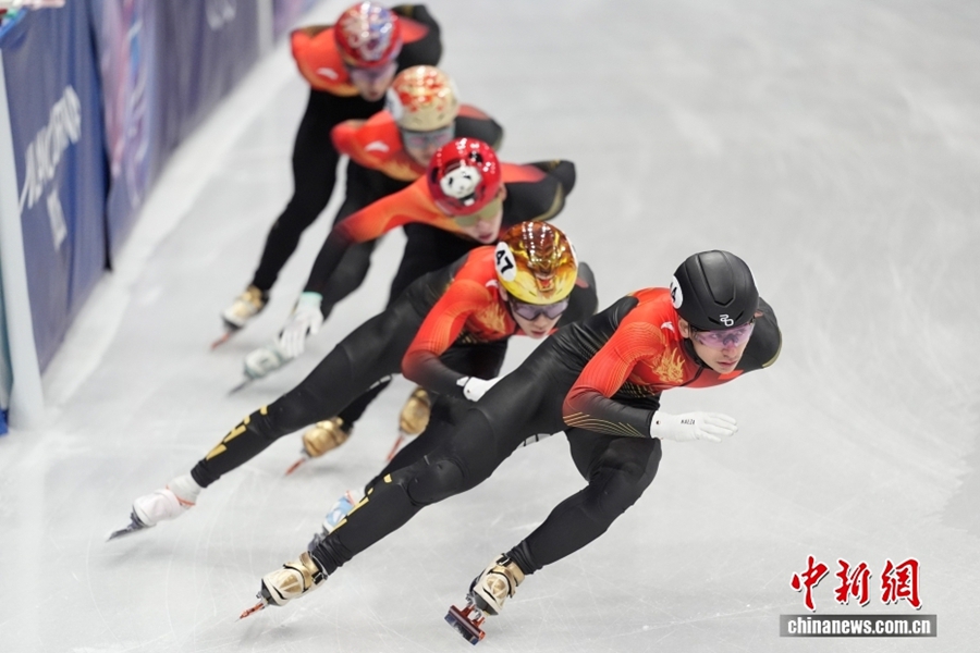 Milano-Cortina 2026| Allenamenti della squadra cinese di pattinaggio di velocità su short track