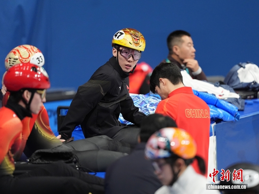 Milano-Cortina 2026| Allenamenti della squadra cinese di pattinaggio di velocità su short track