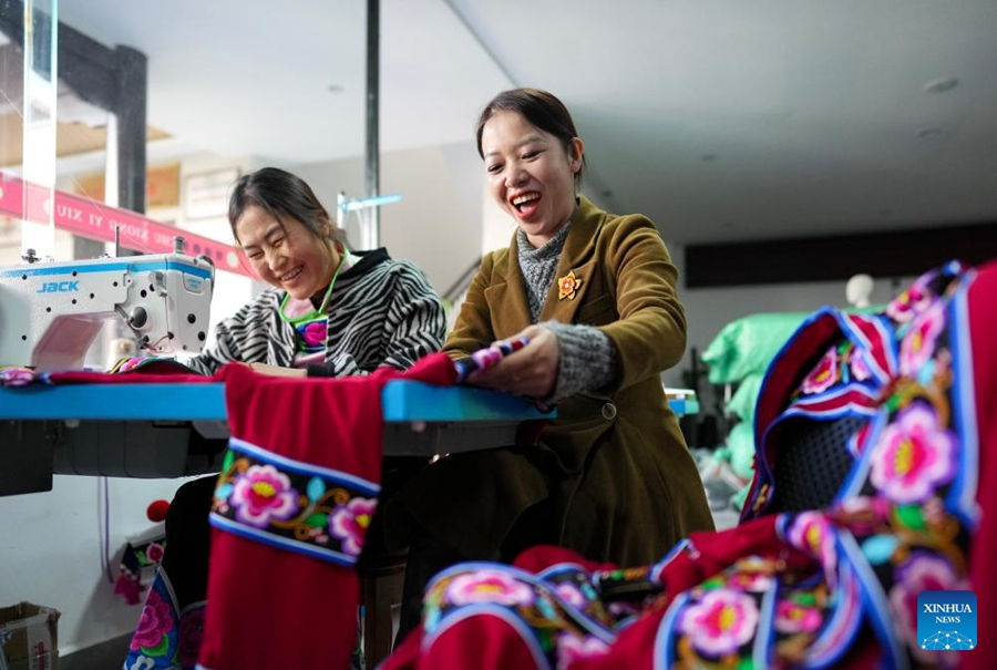 Deputata dell'Assemblea Popolare Nazionale modernizza l'antico ricamo Yi