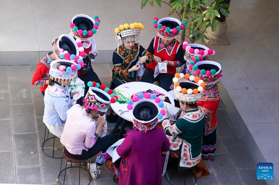 Deputata dell'Assemblea Popolare Nazionale modernizza l'antico ricamo Yi