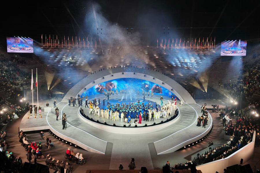 Milano-Cortina 2026: cerimonia d'apertura delle Paralimpiadi all'insegna dell'inclusione