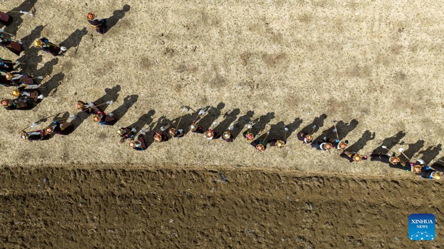 Cerimonie per l'avvio della semina primaverile si tengono in Xizang