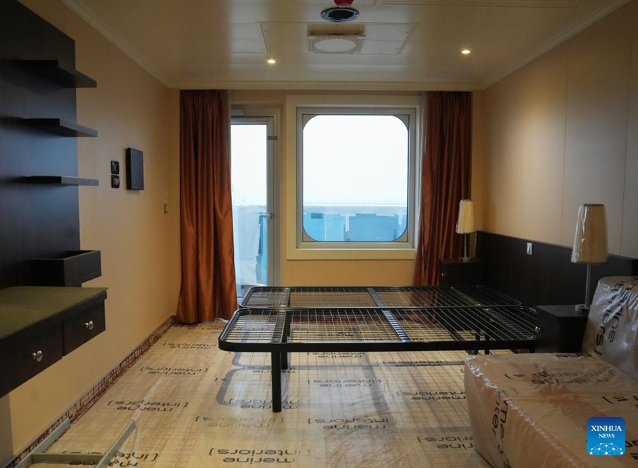 La seconda grande nave da crociera di produzione interamente cinese sarà consegnata entro la fine dell'anno