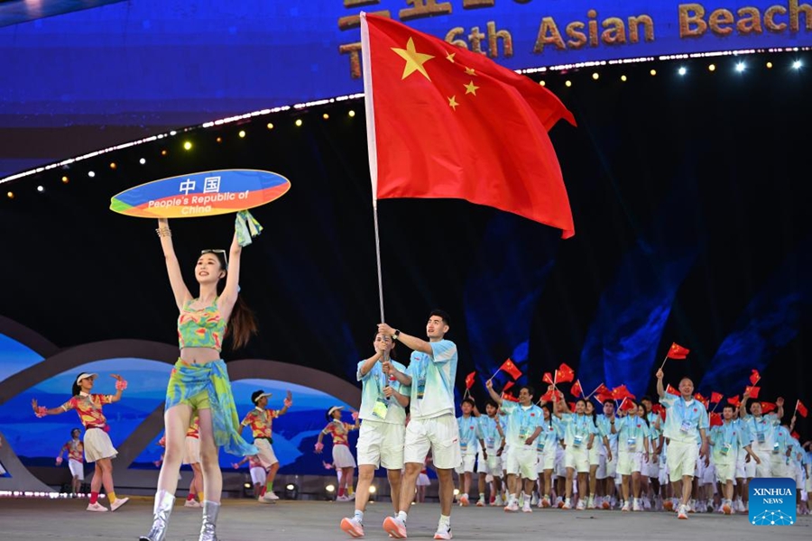 Prendono il via a Sanya i VI Asian Beach Games