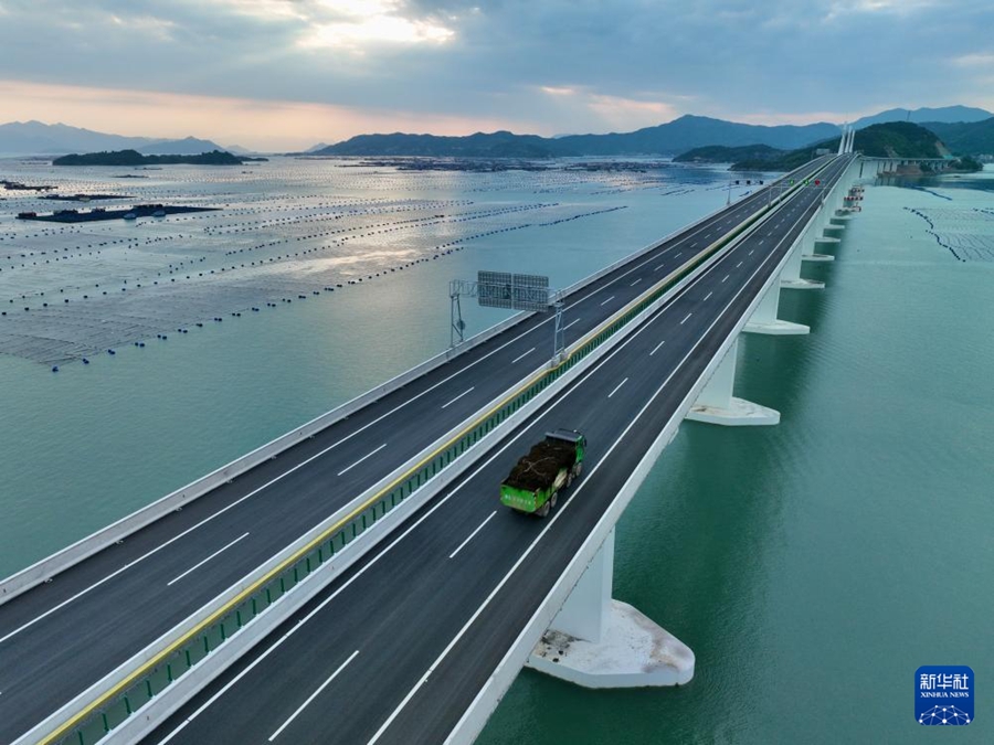 Xiapu, Fujian: raccolta eccezionale di alghe marine