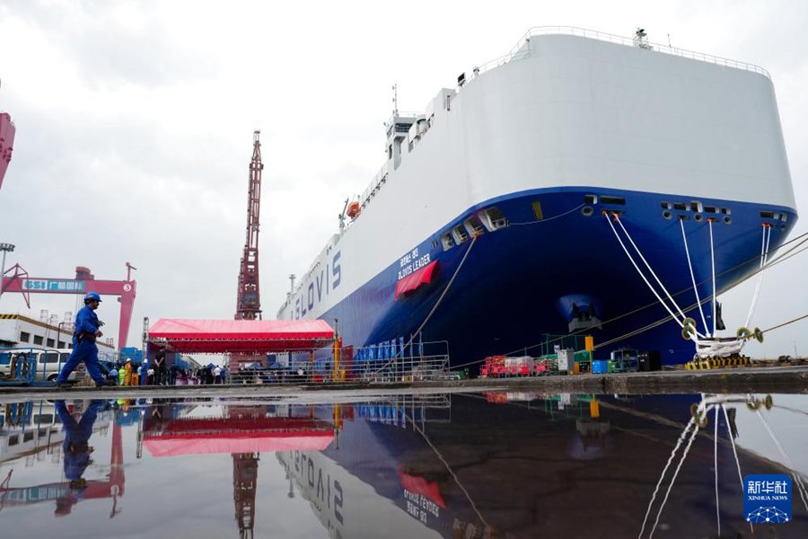 Gigante dei mari, consegnata la più grande nave portauto Made in China al mondo