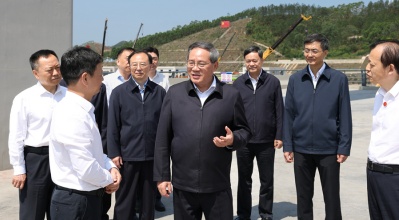 Li Qiang in viaggio di ispezione nel Guangxi