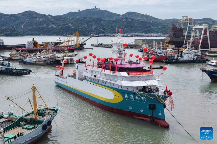 Varata nel Zhejiang la prima nave cinese per la ricerca scientifica finanziata da privati