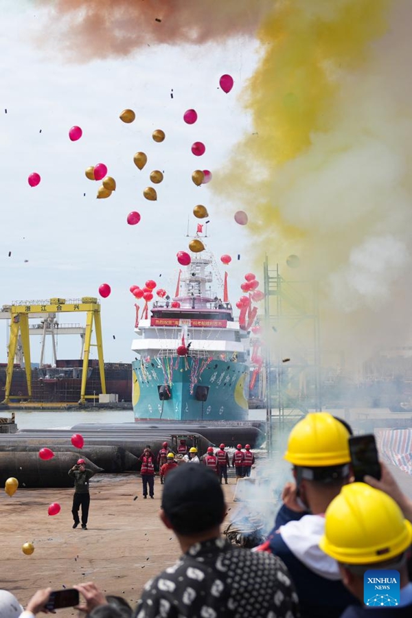 Varata nel Zhejiang la prima nave cinese per la ricerca scientifica finanziata da privati