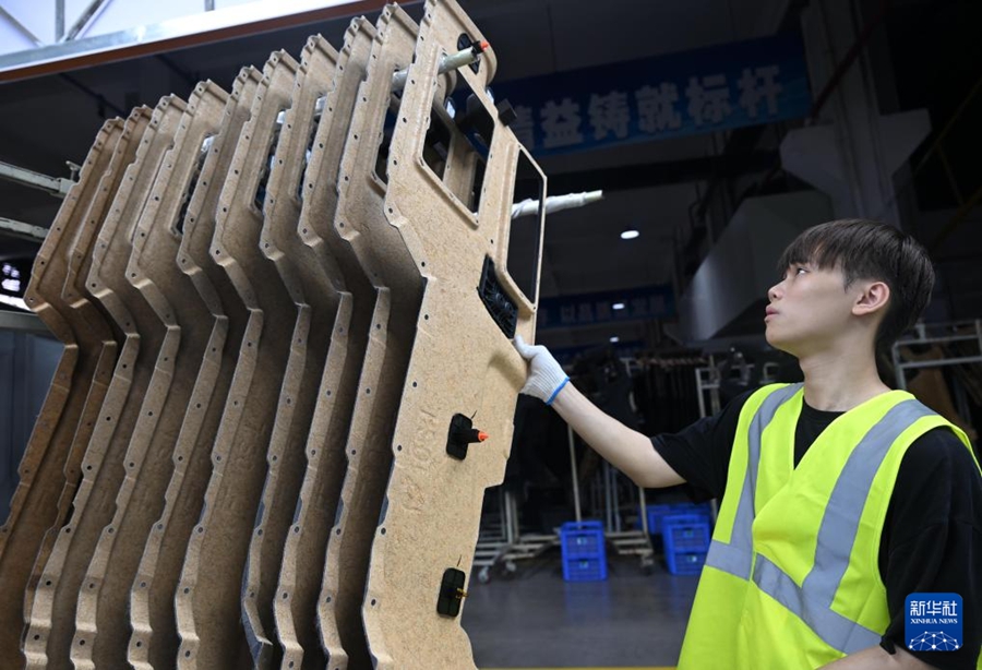 Liuzhou: Sostituzione della plastica con materiali a base di bambù nell'industria automobilistica