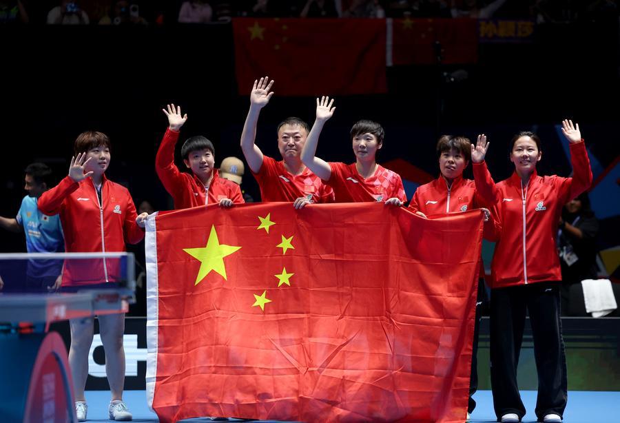 La Cina batte il Giappone e conquista il settimo titolo femminile consecutivo ai Mondiali a squadre di tennistavolo
