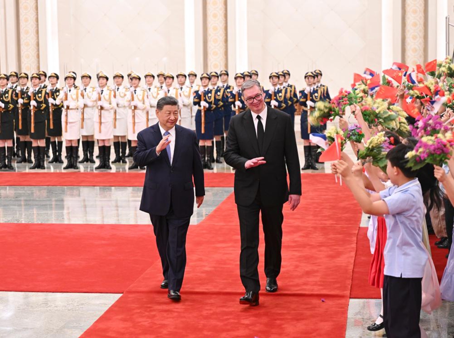 Colloquio tra Xi Jinping e il Presidente serbo Vučić