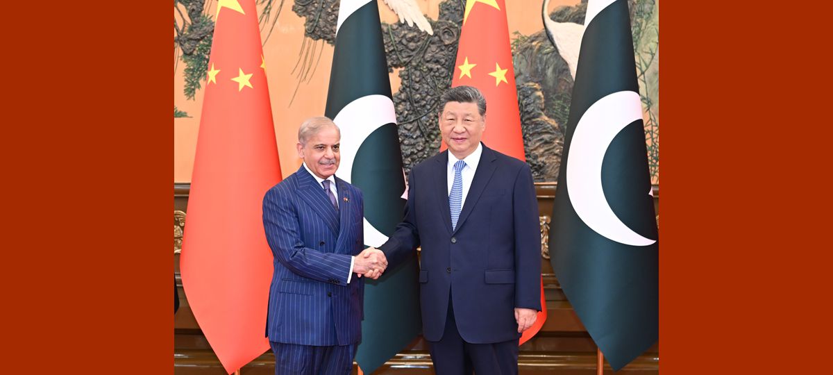 Xi Jinping incontra il Primo Ministro pakistano Muhammad Shehbaz Sharif