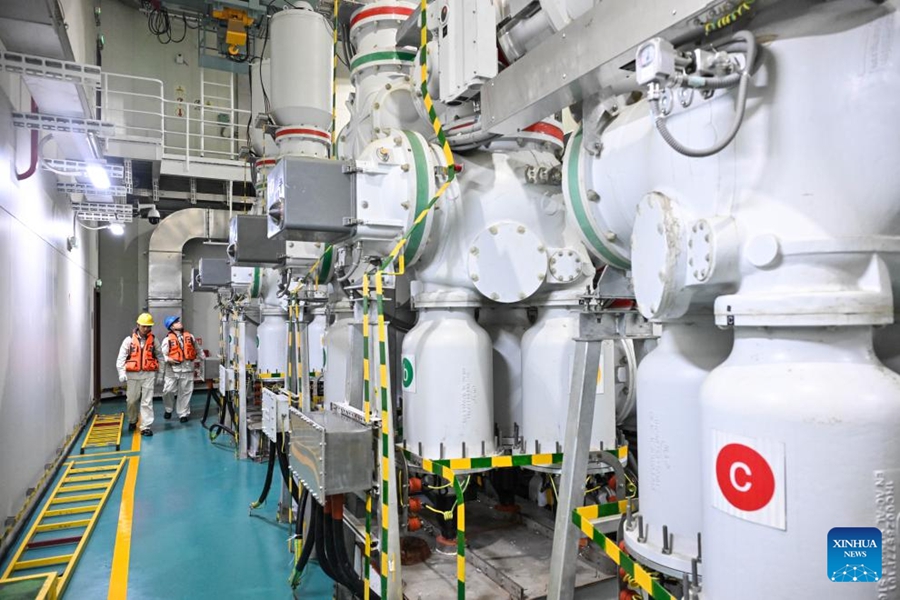 Manutenzione presso parchi eolici offshore nel Jiangsu