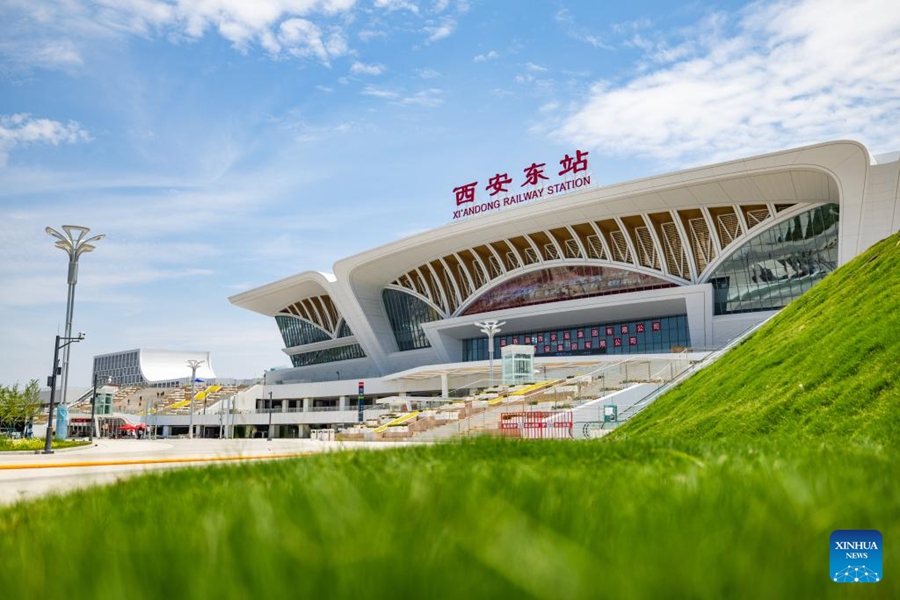 La costruzione della Stazione di Xi'an Est entra nella fase finale