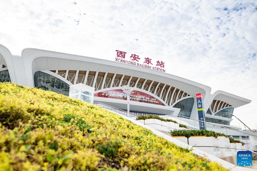 La costruzione della Stazione di Xi'an Est entra nella fase finale
