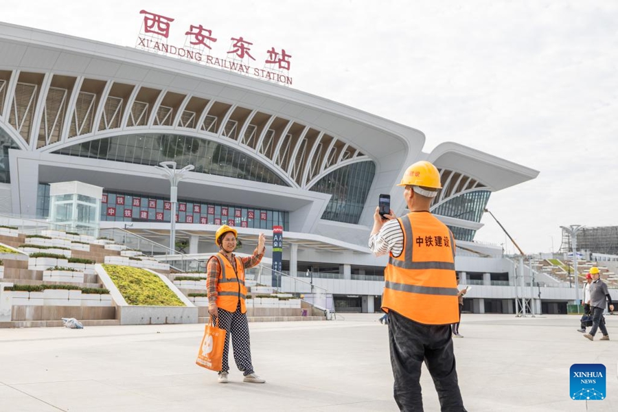 La costruzione della Stazione di Xi'an Est entra nella fase finale