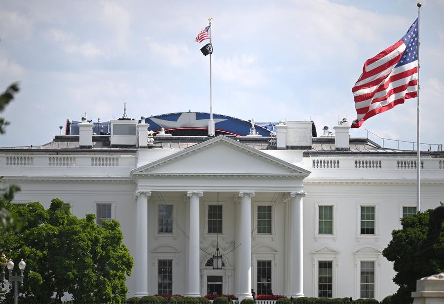 La Casa Bianca a Washington, D.C., negli Stati Uniti. (14 giugno 2026 - Xinhua/Li Rui)
