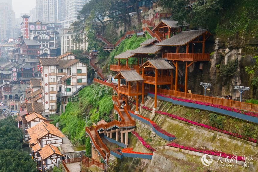 Il centro storico di Chongqing diventa virale