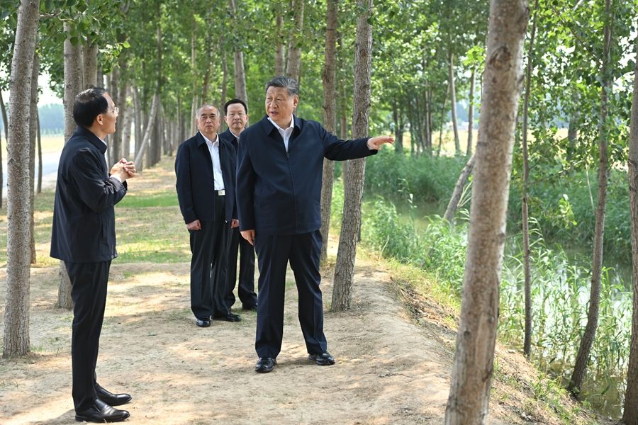 Visita di ispezione di Xi Jinping a Dezhou