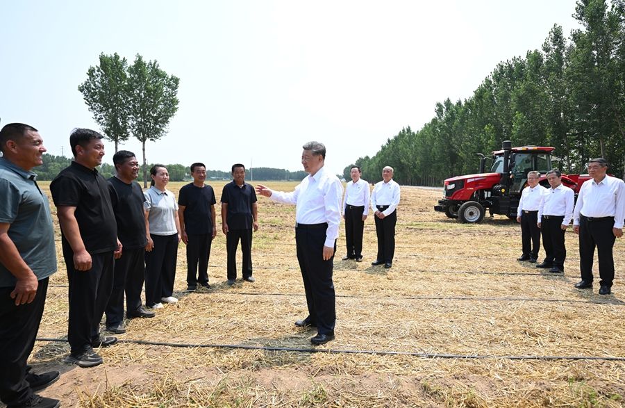 Visita di ispezione di Xi Jinping a Dezhou