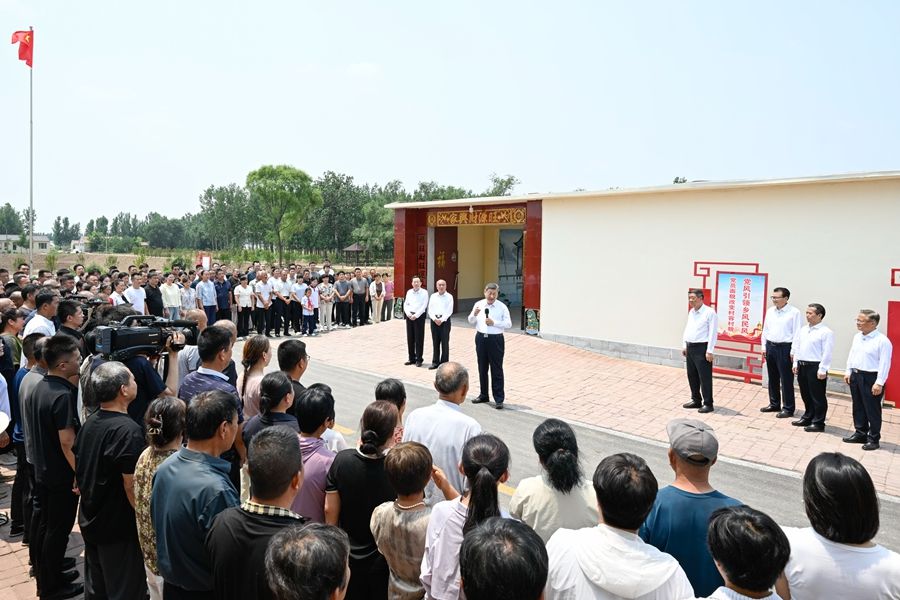 Visita di ispezione di Xi Jinping a Dezhou
