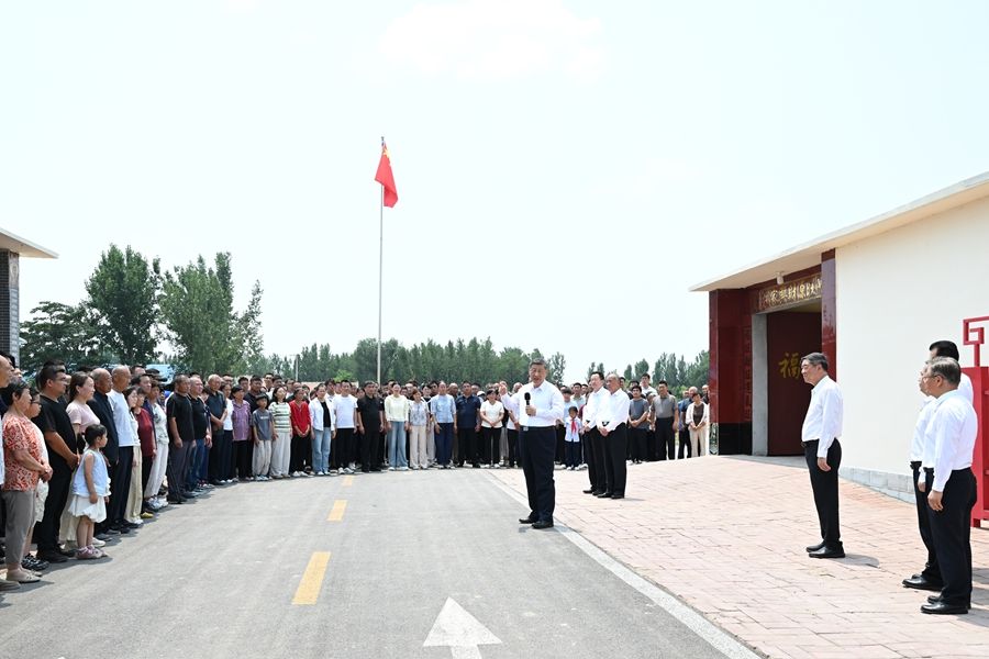 Visita di ispezione di Xi Jinping a Dezhou