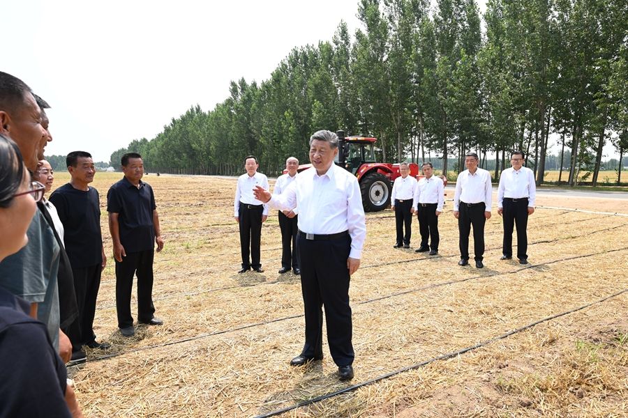 Visita di ispezione di Xi Jinping a Dezhou