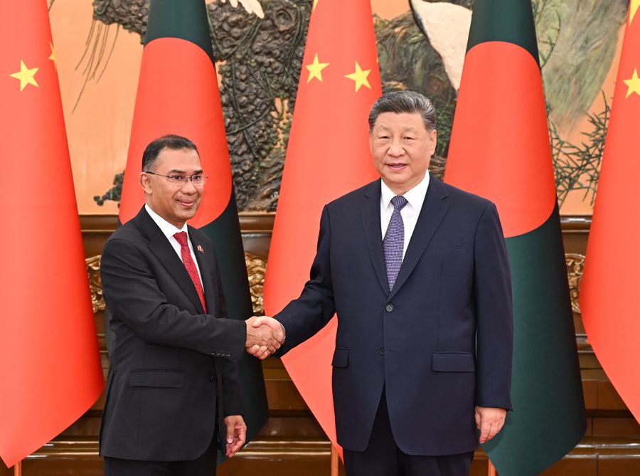 Incontro tra Xi Jinping e il Primo Ministro del Bangladesh, Tarique Rahman