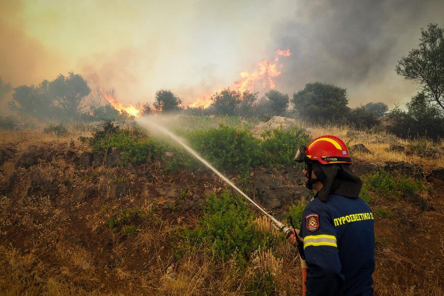 Ondata di calore precoce provoca vittime e alimenta vasti incendi in tutta Europa