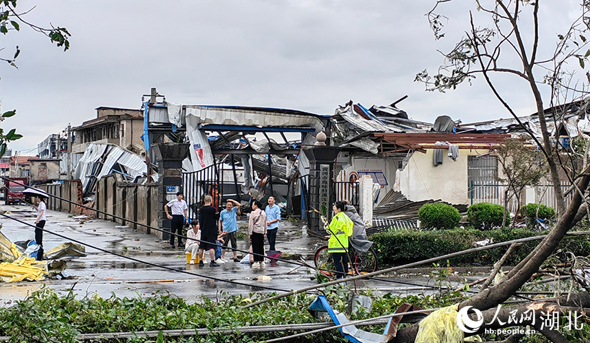 Operazioni di soccorso a seguito del tornado a Huanggang, Hubei