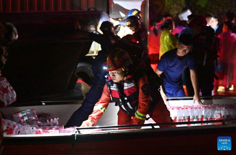 La Cina invia ulteriori aiuti per le calamità nel Guangxi