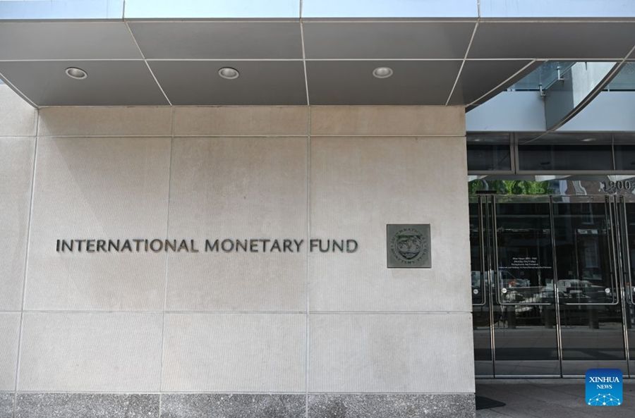 Sede del Fondo Monetario Internazionale (FMI) a Washington, D.C., Stati Uniti. (8 luglio 2026 - Xinhua/Li Rui)
